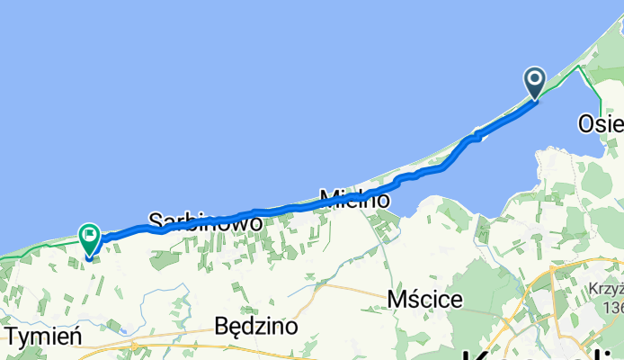 Mieleńska, Łazy do Skowronkowa, Gąski