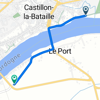 Au Champ du Pont, Castillon-la-Bataille to Route de Tricoston, Saint-Pey-de-Castets