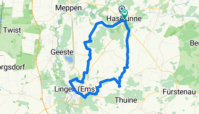 Mozartstraße nach An der Scheperweide