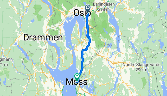 De Regnbueveien à Bjerget