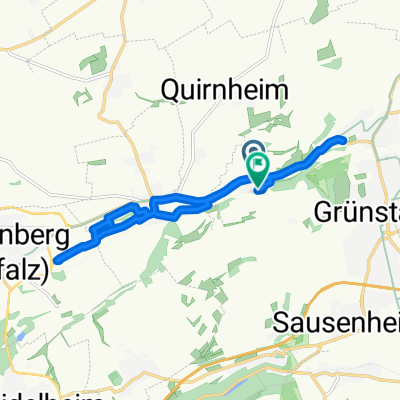 Eistalstraße, Mertesheim nach Leininger Pfad, Mertesheim