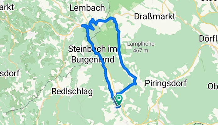 Birkengasse nach Brunnwiese