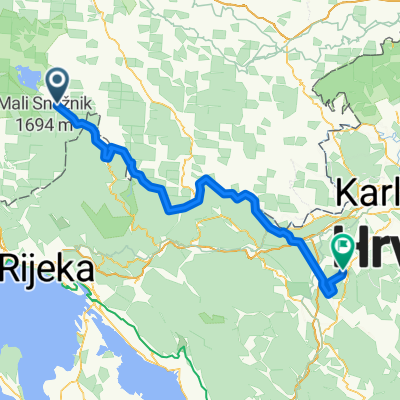 Route to Ogulin