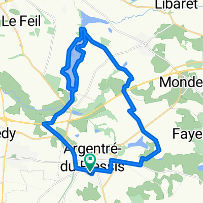 Rue Claude Monet, Argentré-du-Plessis à Rue Claude Monet, Argentré-du-Plessis