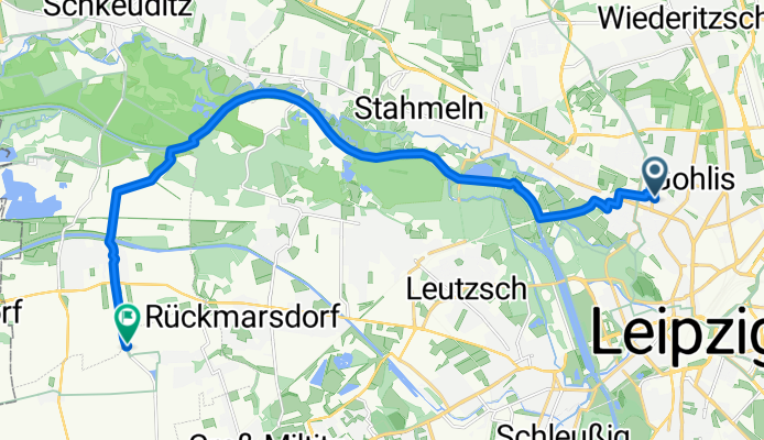 Elsbethstraße, Leipzig nach Gewerbestraße, Markranstädt