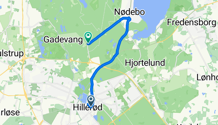 Nordre Jernbanevej, Hillerød to Gadeledsvej, Hillerød