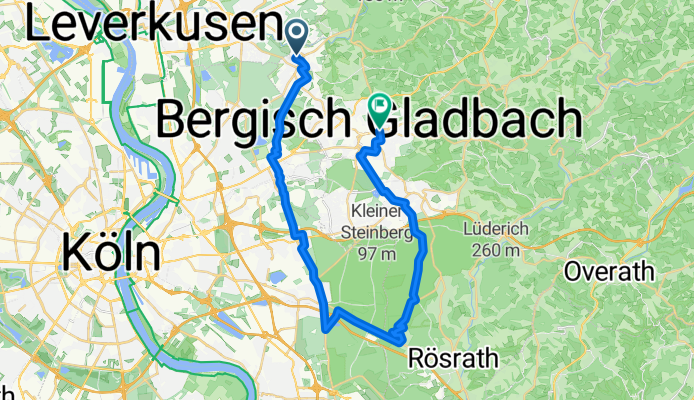 Lisztstraße nach Hauptstraße