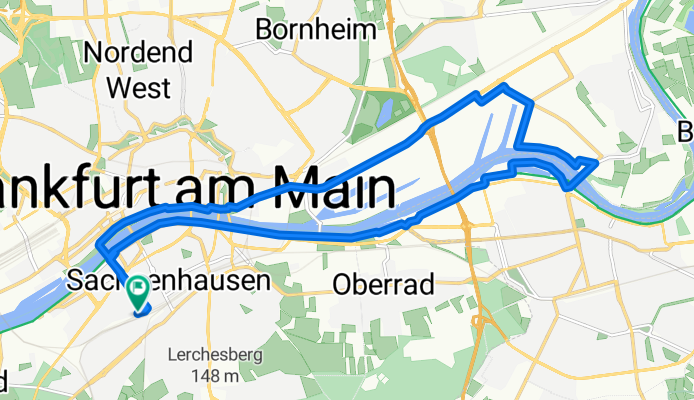 Nell-Breuning-Straße, Frankfurt am Main nach Nell-Breuning-Straße, Frankfurt am Main