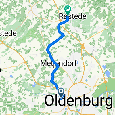 Bloherfelder Straße, Oldenburg nach Diedrich-Freels-Straße, Rastede