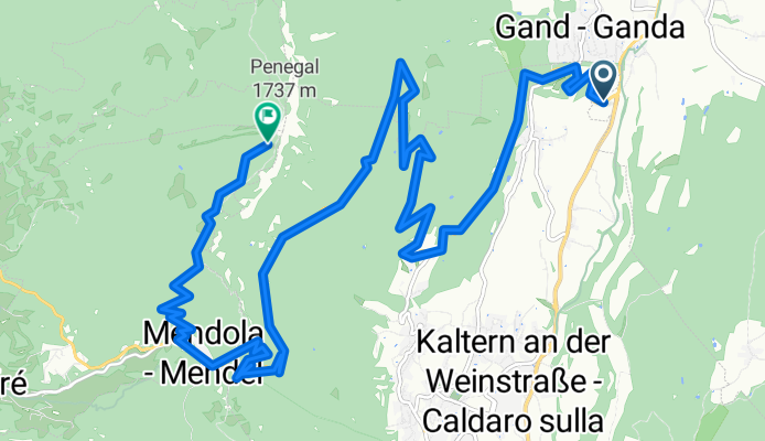 MENDELPASS/ PASSO DELLA MENDOLA + PENEGAL (por Sopra di Sotto)