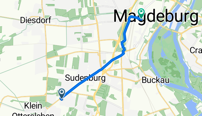 Klinkebachstraße, Magdeburg nach Ulrichplatz, Magdeburg
