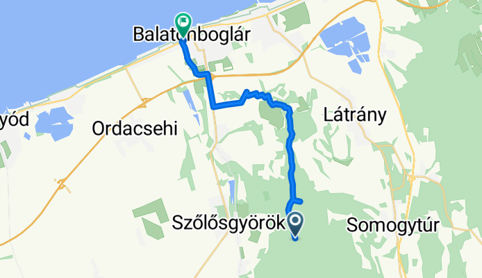 Szőlősgyörök - Kisfaludy utca, Balatonboglár