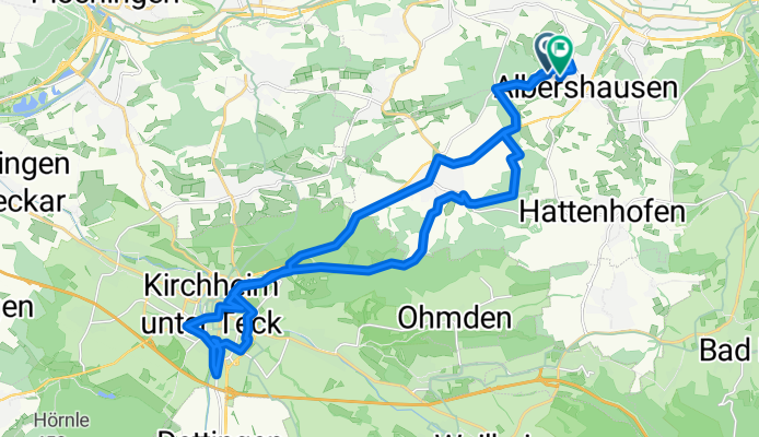 Im Morgen, Albershausen nach Im Wetterkreuz, Albershausen
