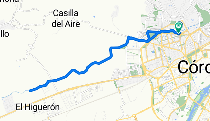 Calle de María la Judía, Córdoba a Calle Conchita Cintrón, Córdoba