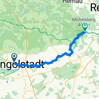 Am Heidgraben, Ingolstadt nach Donauradweg (D6), Kelheim
