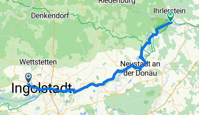 Am Heidgraben, Ingolstadt nach Donauradweg (D6), Kelheim
