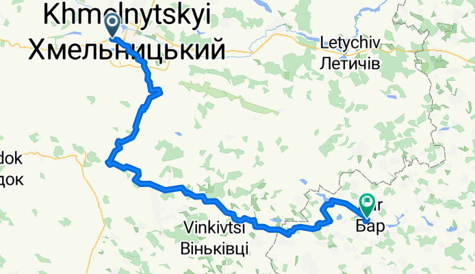 Гречани - Сутківці - Бар