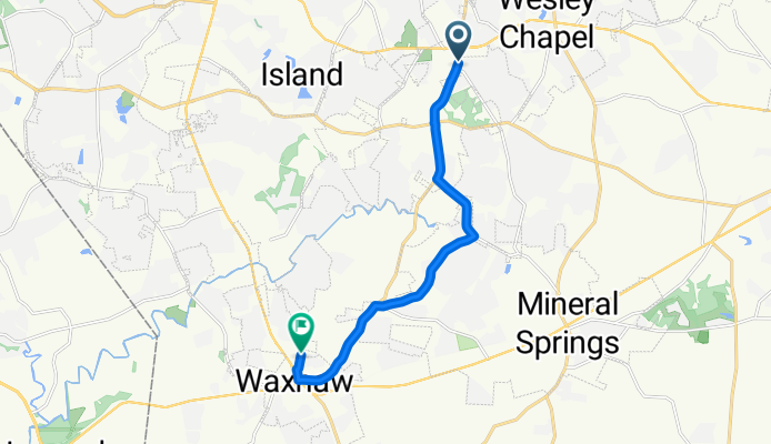 Waxhaw-Indian Trail Rd, Wesley Chapel to Blythe Rd, Waxhaw