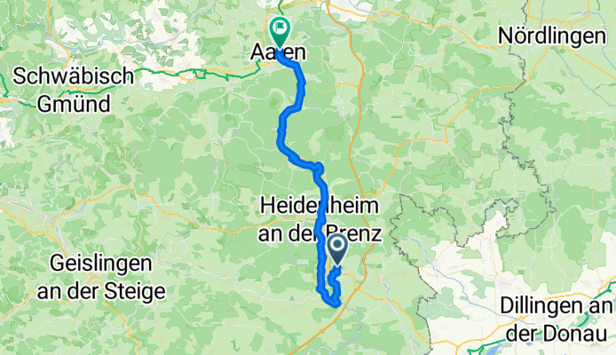 Beethovenweg nach Bahnhof