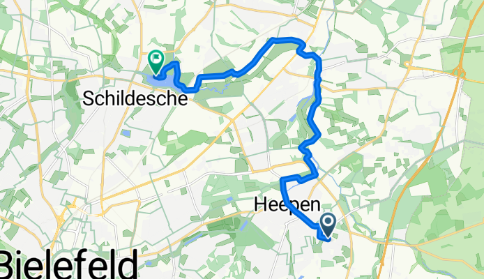 Lübrasser Weg, Bielefeld nach Loheide, Bielefeld