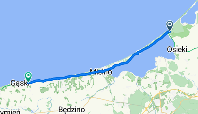 Słoneczna, Łazy do Nadbrzeżna, Gąski