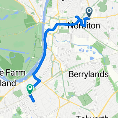 Jemmett Close, Kingston Upon Thames to Fleece Road, Surbiton