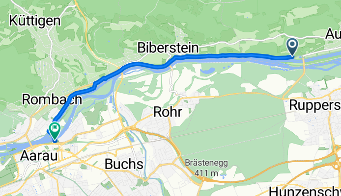 Werkstrasse, Auenstein nach Mühlemattstrasse, Aarau