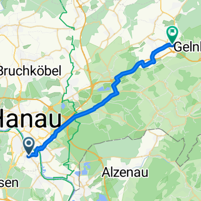Feldstraße, Hanau nach Grasweg, Gründau
