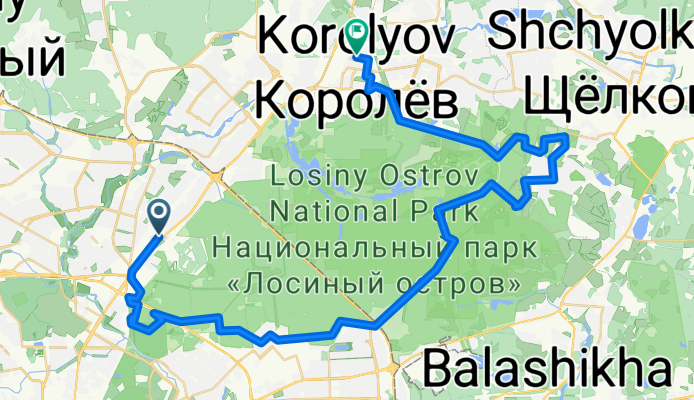От Ярославское шоссе корпус до улица Грабина 14к1