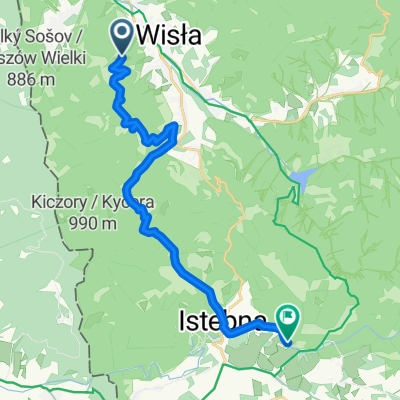 Osiedle Skolnity, Wisła do Istebna, Istebna