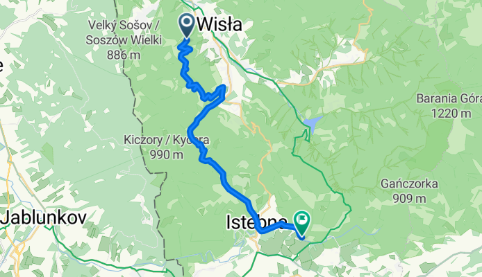 Osiedle Skolnity, Wisła do Istebna, Istebna