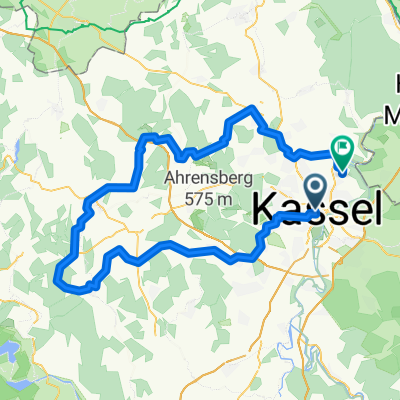 Von Kassel über Café Hasenacker bis Fuldatal