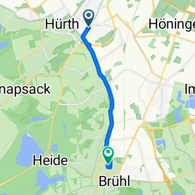 Luxemburger Straße to Arndtstraße