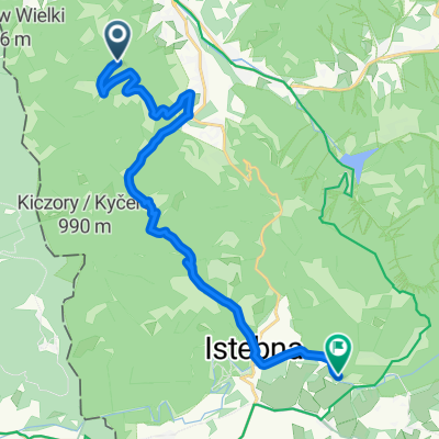 Dziechcinka, Wisła do Istebna, Istebna