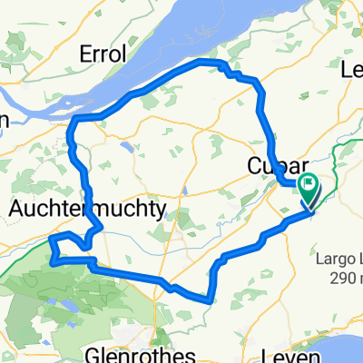 Route in Cupar