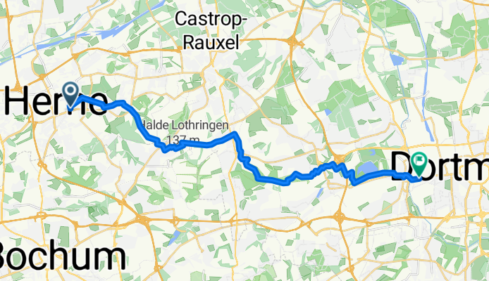 Sodinger Straße nach Rheinische Straße