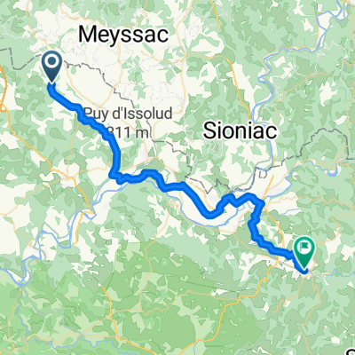 Impasse de la Romaine, Cressensac-Sarrazac à Place de la République, Saint-Céré