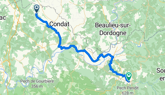 Impasse de la Romaine, Cressensac-Sarrazac à Place de la République, Saint-Céré