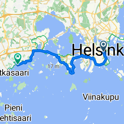 Eteläesplanadi, Helsinki to Mellstenintie, Espoo