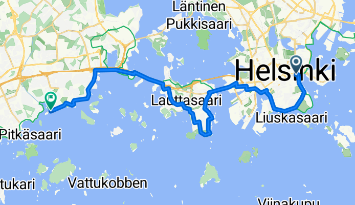 Eteläesplanadi, Helsinki to Mellstenintie, Espoo