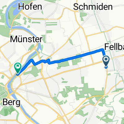 Esslinger Straße, Fellbach nach Überkinger Straße, Stuttgart