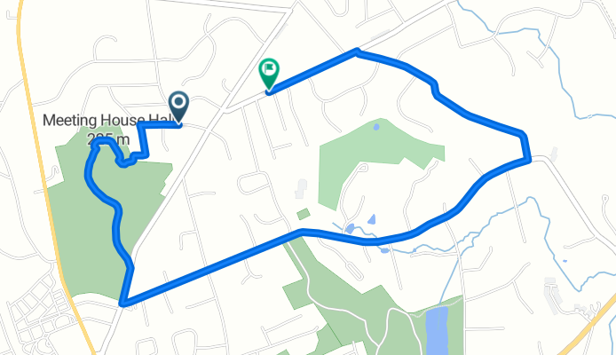 Prospect Park to Spring to North St, Shrewsbury