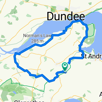 Route in Cupar