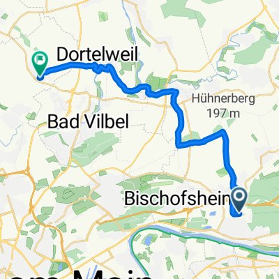 Philipp-Reis-Straße, Maintal nach Hohe Brück, Frankfurt am Main