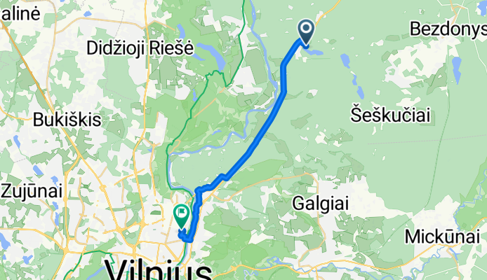 Skarbelio g., Vilnius to Vilnius