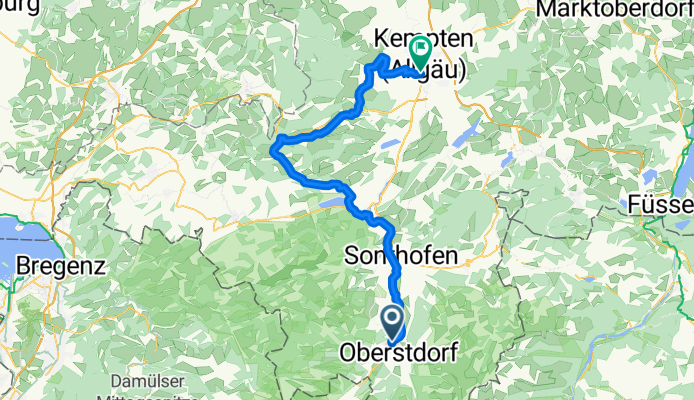 Allgäu - Vom Allgäu ins tiefste Oberschw. - Tour I