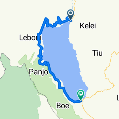Route in Poso