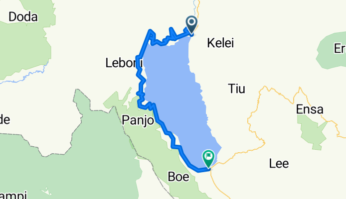 Route in Poso