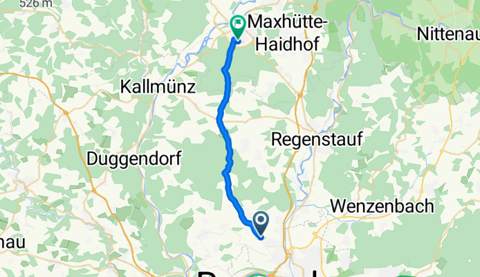 R15 nach Im Naabtalpark