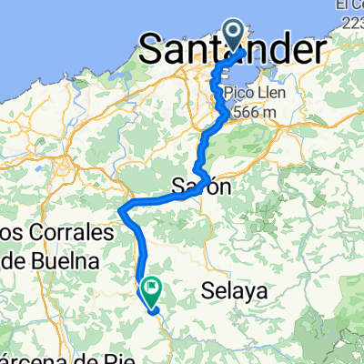 From Santander to Corvera de Toranzo